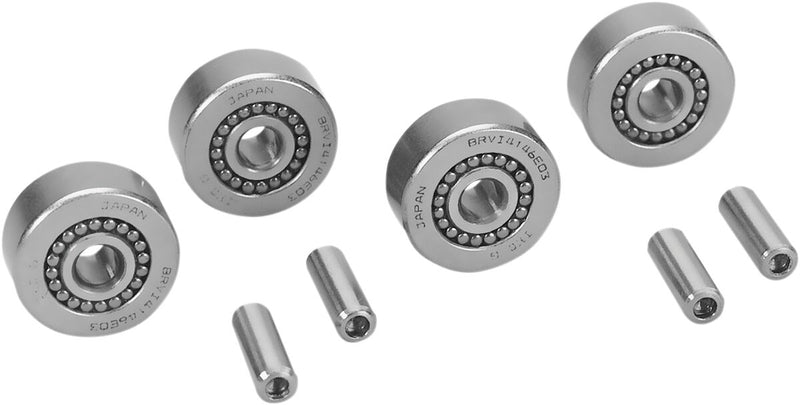 S&S Cycle Tappet Roller Kit High-Quality Replacement 52100 Steel Chromoly Steel 4 Pack #330-0377