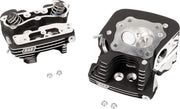 S&S Cycle 79 cc Super Stock® Cylinder Head Cylinder Head Kit Powder-Coated Wrinkle Black Aluminium Pair #90-1293