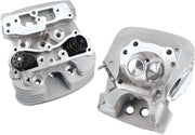 S&S Cycle 89 cc Super Stock® Cylinder Heads Cylinder Head Kit Powder-Coated Silver Aluminium Pair #106-3255