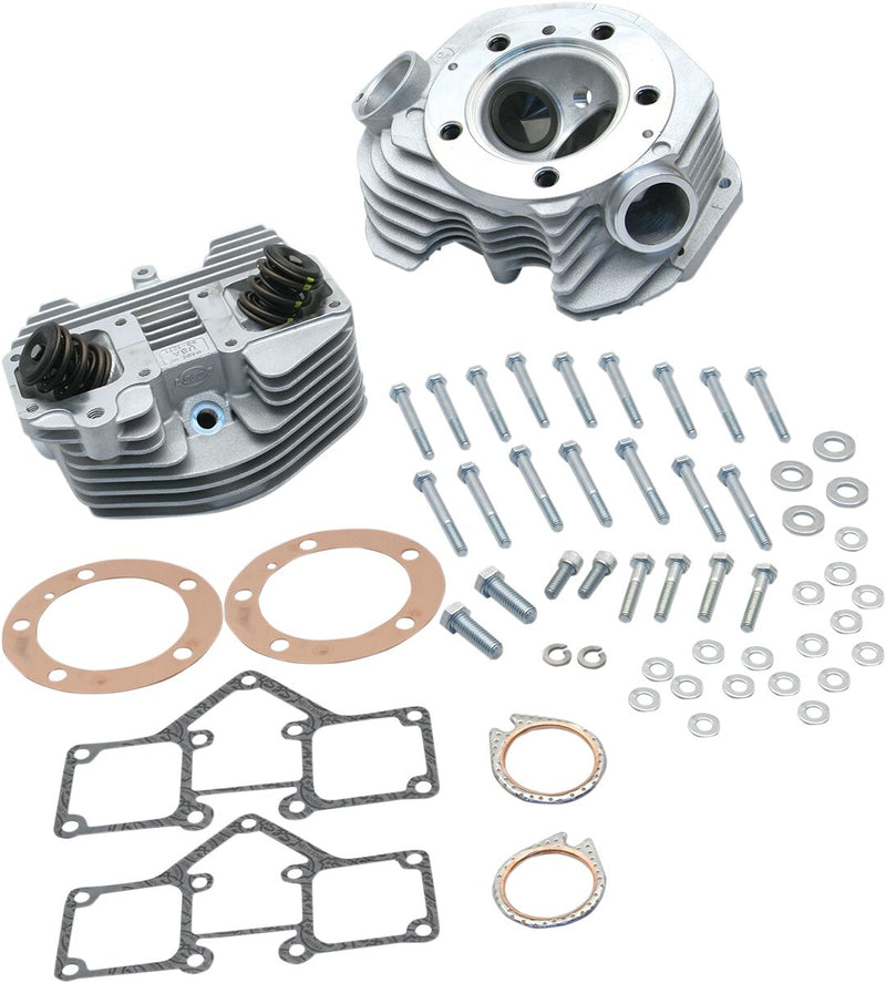 S&S Cycle Super Stock® Cylinder Head Kit Aluminium Rubber Band Intake Stock Compression #90-1499