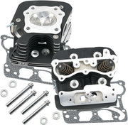 S&S Cycle 79 cc Super Stock® Cylinder Head Cylinder Head Kit Black Powder-Coated Aluminium Pair #900-0251