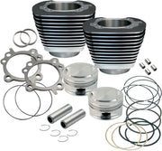 S&S Cycle Big Bore Cylinder Kit Black Aluminium