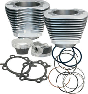 S&S Cycle Big Bore Cylinder Kit Silver Aluminium
