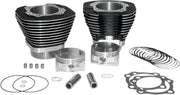 S&S Cycle Big Bore Cylinder Kit Black Aluminium #910-0205
