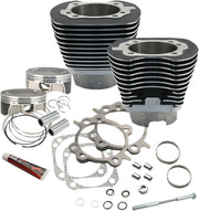 S&S Cycle Big Bore Cylinder Kit Black Aluminium #910-0221