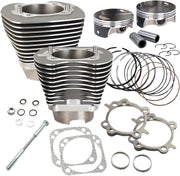 S&S Cycle Big Bore Cylinder Kit Grey Aluminium #910-0469