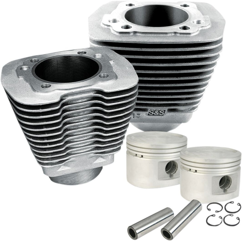 S&S Cycle Cylinder & Piston Kit Cylinder and Piston Kit Natural Aluminium