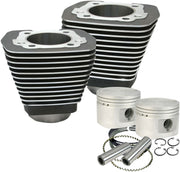S&S Cycle Cylinder & Piston Kit Cylinder and Piston Kit Wrinkle Black