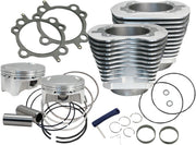 S&S Cycle Bolt-In Sidewinder® 4" Big Bore Kits Cylinder and Piston Kit Silver