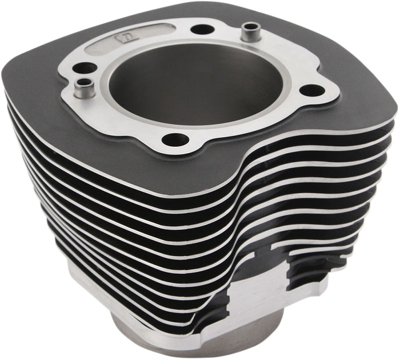 Drag Specialties Replacement Cylinder Black Highlighted Fins Aluminium Cast