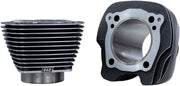 S&S Cycle Black Granite M-Eight Cylinders w/Highlighted Fins for Various Various Harley-Davidson Motorcycles (See Fitment List) #910-0739