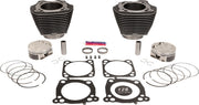 S&S Cycle Cylinder Kit for 2017-2025 Harley-Davidson Big Bore Black Granite Highlighted Fins Bolt-On #910-0733A