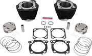 S&S Cycle Big Bore Cylinder Kit for 2017-2023 Harley-Davidson Non-Highlighted Fins Powder-Coated #910-0849A
