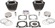 S&S Cycle Big Bore Cylinder Kit for 2017-2023 Harley-Davidson Highlighted Fins Powder-Coated #910-0848A