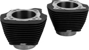 S&S Cycle Cylinder Set for 2017 Harley-Davidson Black Non-Highlighted Fins Unhoned Pair #910-1006A