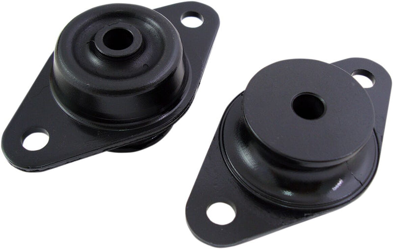 Drag Specialties Motor Mount - Each, Urethane - Black for Harley-Davidson Touring, FXR & Buell 1982-2008