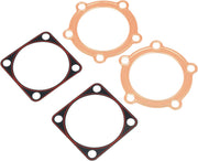 James Gasket Cylinder Head/Base Gasket Kit for 1936-1947 Harley-Davidson Standard Bore Cylinder Base Copper Metal #JGI-16770-36-C