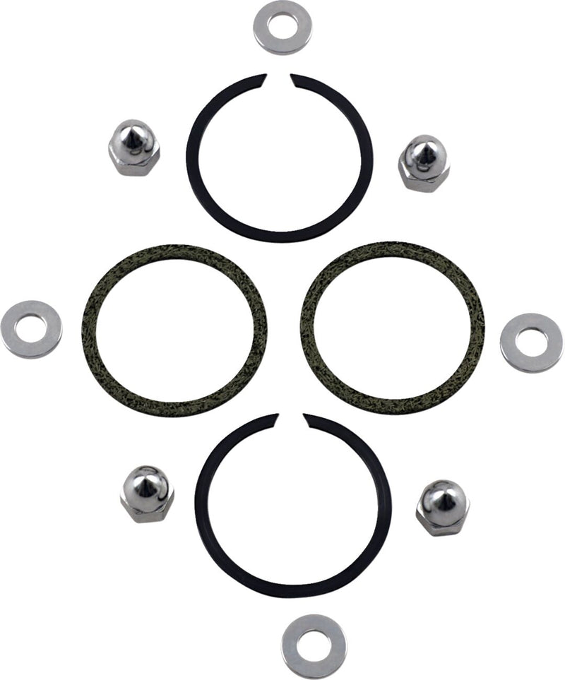 James Gasket Exhaust Port Gasket Kit Chrome Stainless Steel #JGI-65324-83-KW1