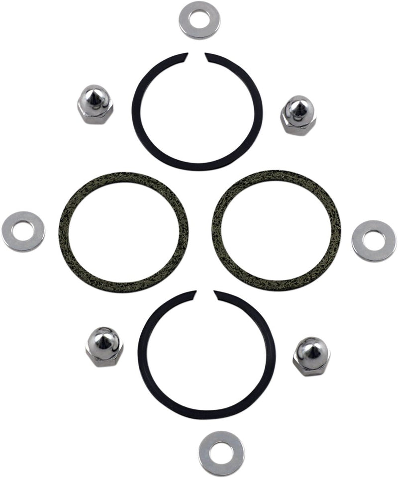 James Gasket Exhaust Port Gasket Kit Chrome Stainless Steel #JGI-65324-83-KW1