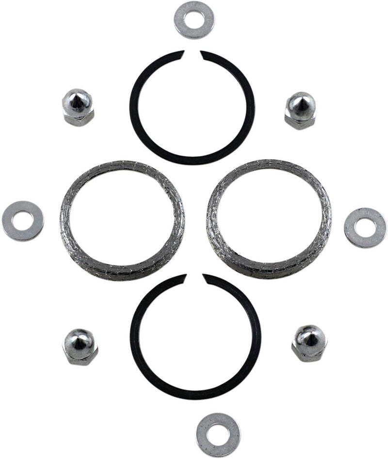 James Gasket Exhaust Port Gasket Kit Chrome Graphite