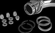 James Gasket Exhaust Port Gasket Kit Chrome Graphite