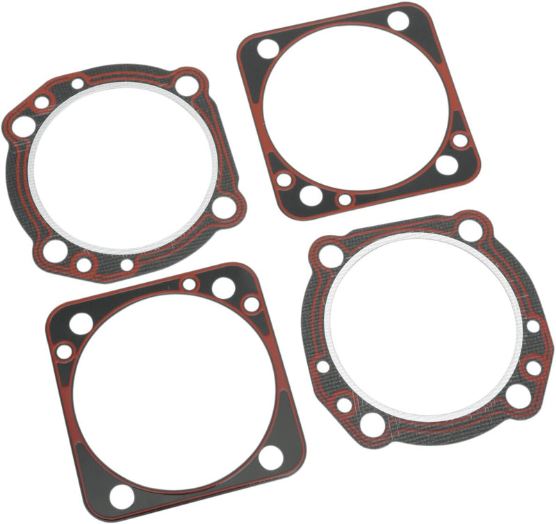 Genuine James 4 Inch Bore Head & Base Gasket Kit For 1984-2017 4 Inch Bore S&S & TP Evo Style Engines (Excluding Twin Cooled) Models