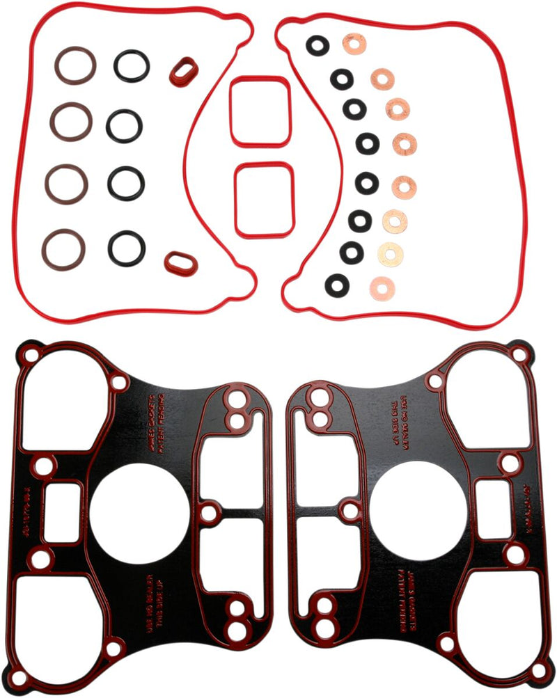 James Gasket Rocker Box Gasket Kit Rubber