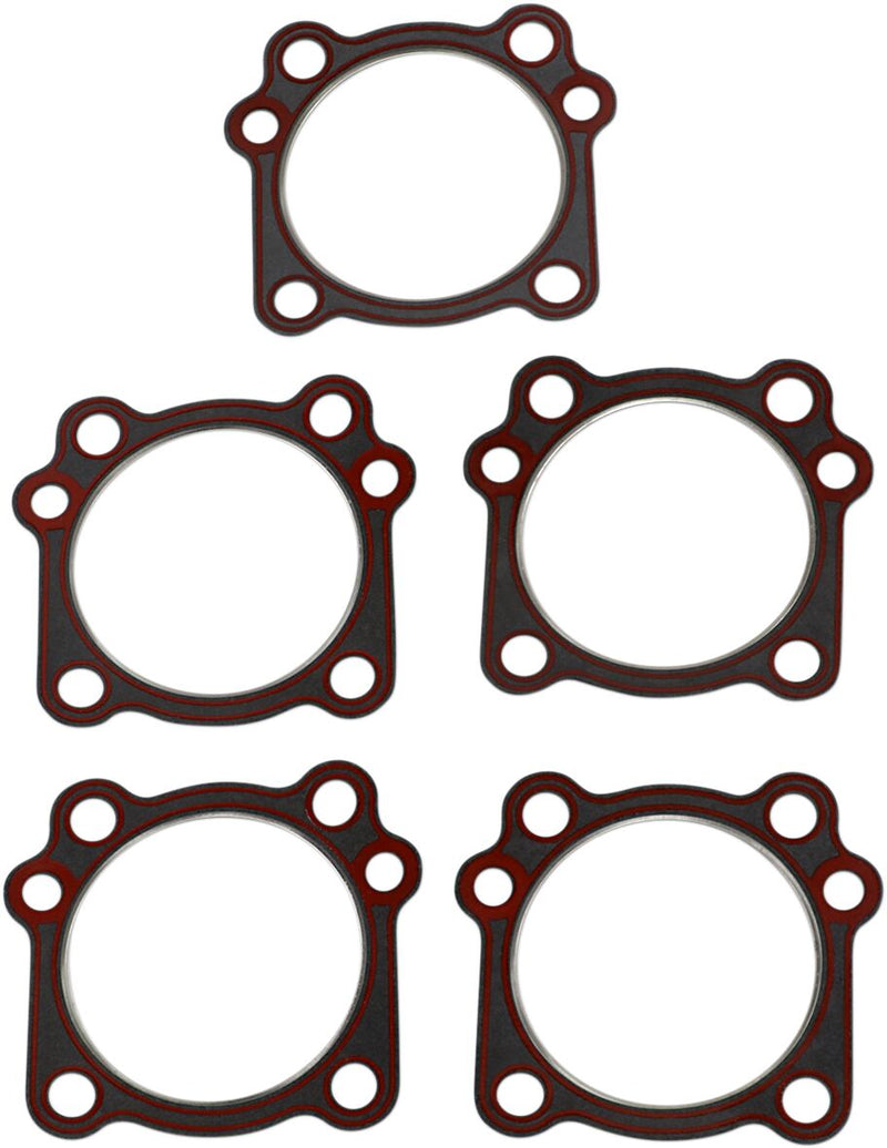 James Gasket Replacement Cylinder Head and Compliance Fitting Gaskets Silicone 5 Pack #JGI-16775-99-X