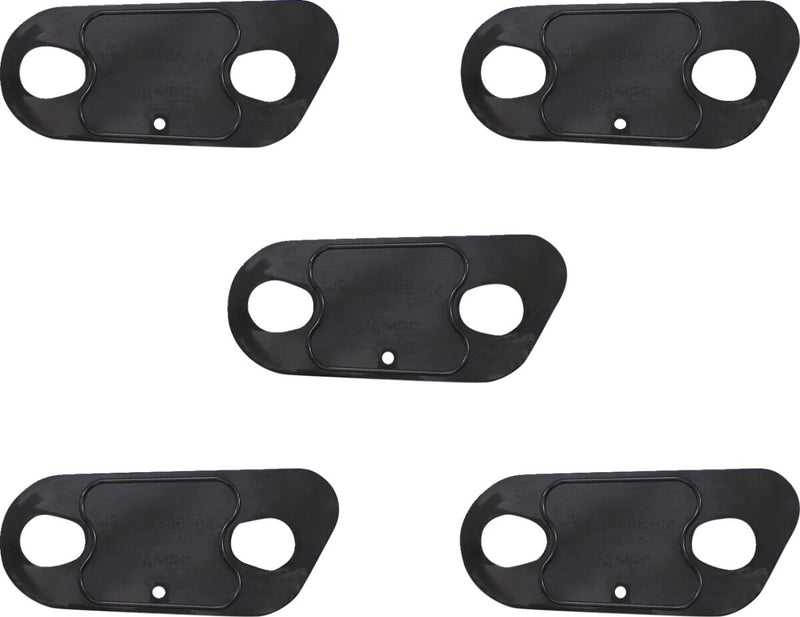 James Gasket Derby/Inspection Cover Gasket Kit Primary Moulded Rubber 5 Pack