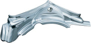 Kuryakyn Cylinder Base Timing Hole Cover - Chrome Finned Die-Cast