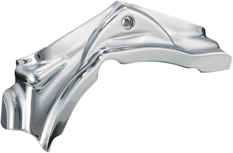 Kuryakyn Cylinder Base Timing Hole Cover - Chrome Finned Die-Cast #KUR8393