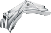 Kuryakyn Cylinder Base Timing Hole Cover - Chrome Finned Die-Cast