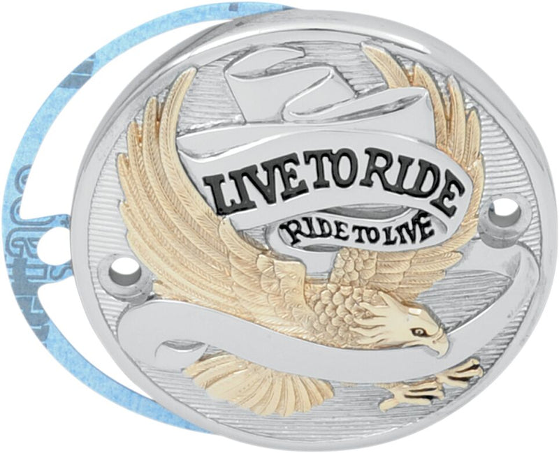 Drag Specialties Live To Ride Points Cover #30-0152CA