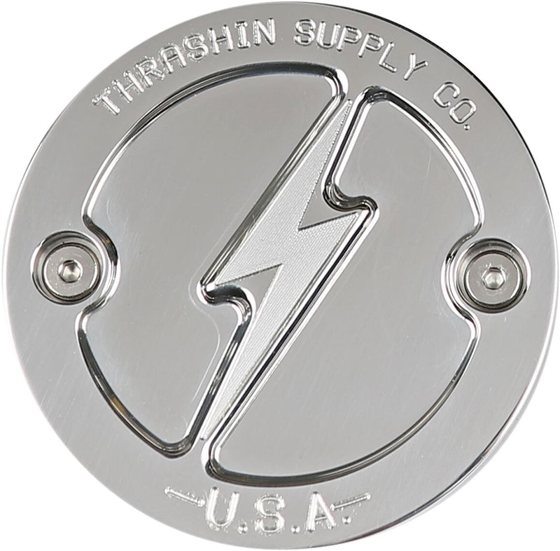 Thrashin Supply Co. Points Cover Polished Dished 6061 Billet Aluminium