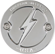 Thrashin Supply Co. Points Cover Polished Dished 6061 Billet Aluminium #TSC-3027-2