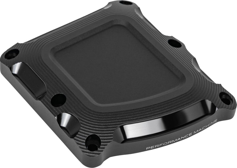 Performance Machine Transmission Top Cover - Each, Billet Aluminum, Race Series - Black Ops™ for Harley-Davidson Touring, Softail, Dyna & FXR 2017-2026