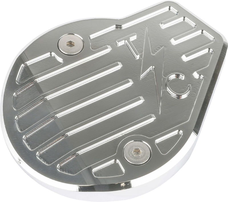 Thrashin Supply Co. Cam Cover Chrome Triple Nickle Plated Finned 6061 Aluminium Each