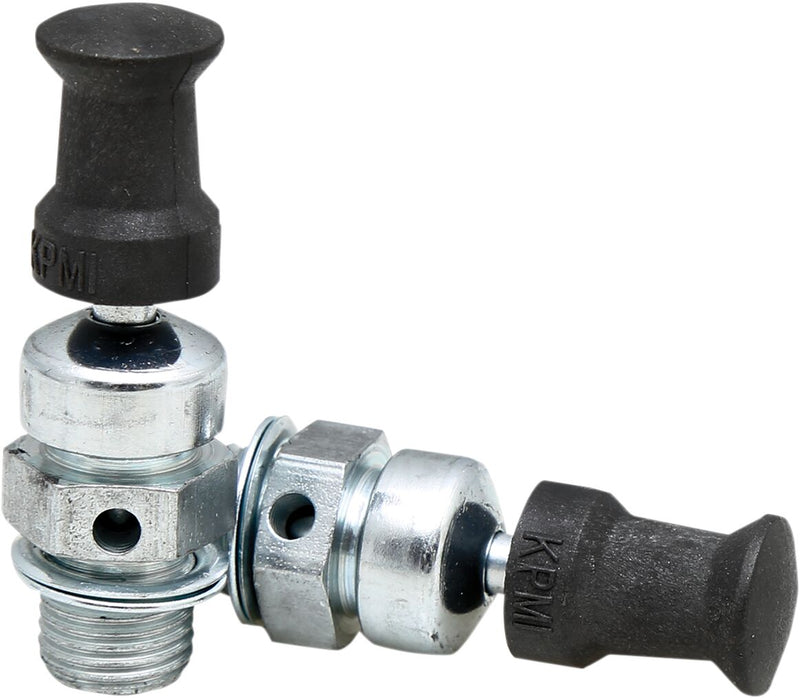 Kibblewhite Compression Release Valve Black Chrome Pair
