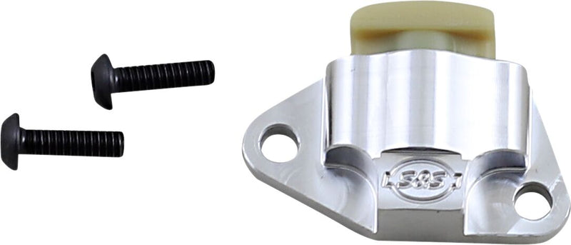 S&S Cycle Cam Chain Tensioner Black Silver 6061 Aluminium Billet #330-0737
