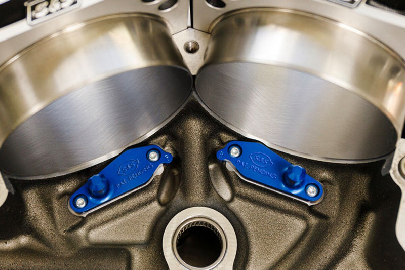 S&S Cycle Dual Spray Piston Cooling Jet Kit for 2017-2025 Harley-Davidson Aluminium Anodised 6061 T-6 Aluminium Billet #310-1203