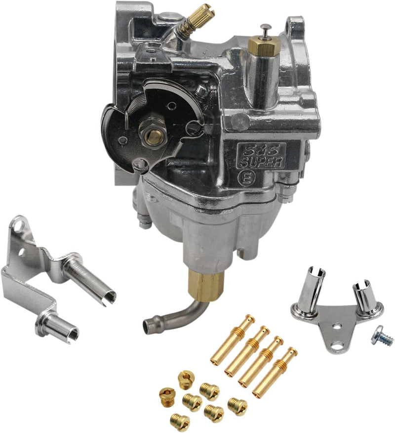 S&S Cycle Chrome Super E Carburetor #11-0420