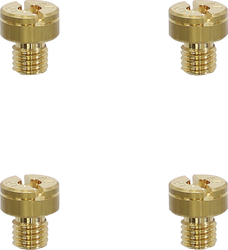 EBC A-Bax Precision Mikuni-Style Slot Head (SJ Prefix) Main Jets Gold Brass 4 Pack