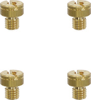 EBC A-Bax Precision Mikuni-Style Slot Head (SJ Prefix) Main Jets Gold Brass 4 Pack #SJ150-4