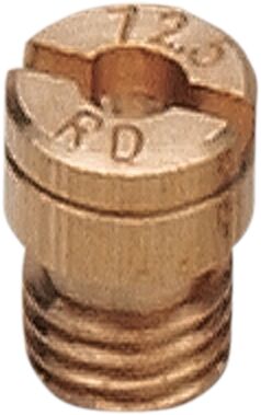 EBC A-Bax Precision Keihin-Style Slot Head (KJ Prefix) Main Jets Gold Brass 4 Pack #KJ160-4