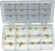 EBC A-Bax Engineering Main Jets Assortment for Keihin CV Carburetor Kit Clear Gold Brass #HDJK-12