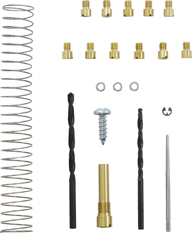 Dynojet-Harley Recalibration Jet Kit for 2004-2006 Harley-Davidson XL 883 Recalibration Kit Black Gold Brass #8134