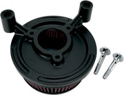 Arlen Ness Wrinkle Black Stage I Big Sucker Performance Air Cleaner Kit w/Standard Filter for Various Various Harley-Davidson Motorcycles (See Fitment List)