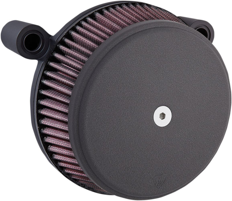 Arlen Ness Big Sucker™ Stage I Air Filter Kit - Steel - Black / Wrinkle for Harley-Davidson Touring, Softail & Dyna 1999-2017