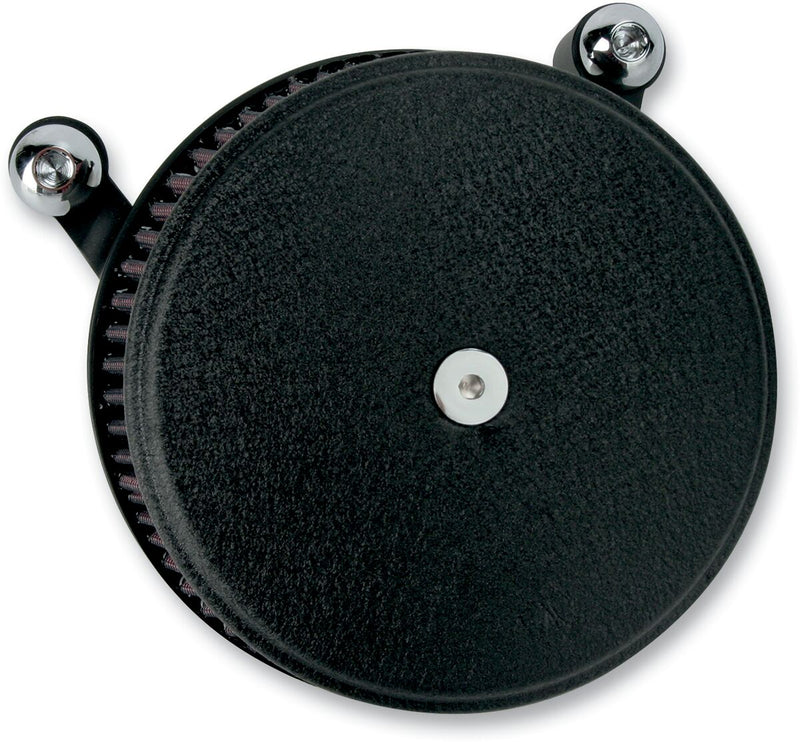 Arlen Ness Big Sucker™ Stage I Air Filter Kit - Steel - Black / Wrinkle for Harley-Davidson Touring 1999-2001