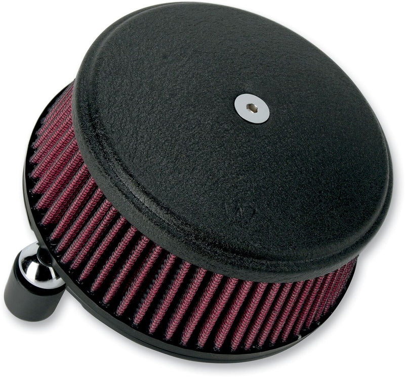 Arlen Ness Big Sucker™ Stage I Air Filter Kit - Steel - Black / Wrinkle for Harley-Davidson Sportster 1988-2022